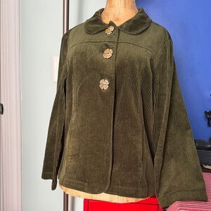 Vintage Blair Forest Green Corduroy Jacket in 💯 Cotton
